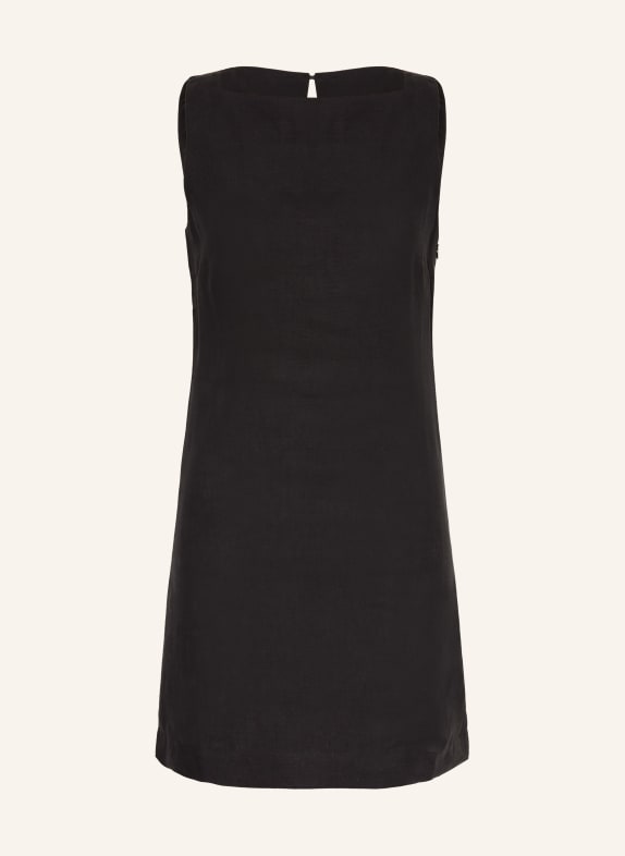 arkitaip Etuikleid DAHLIA aus Leinen SCHWARZ