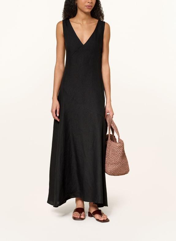 arkitaip Leinenkleid ATHENA SCHWARZ