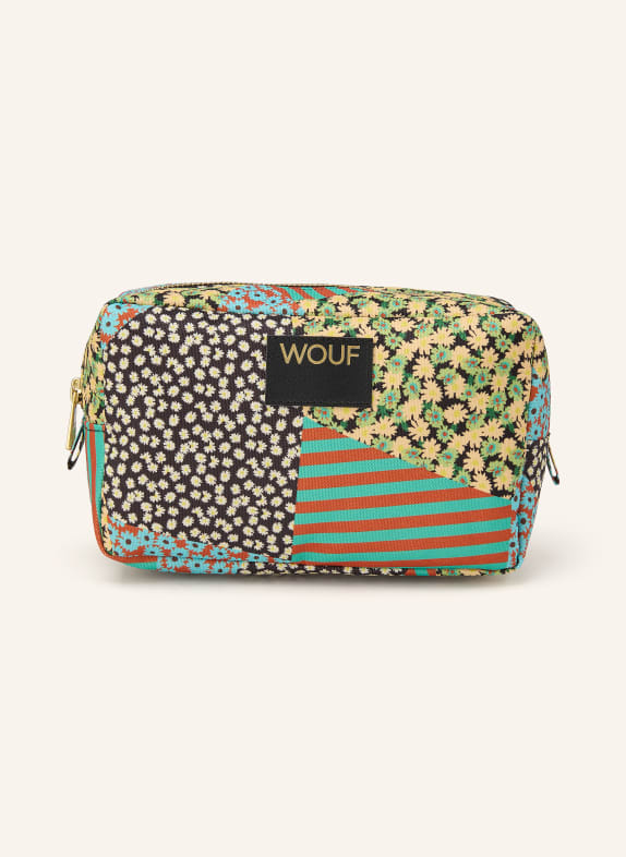 WOUF Kosmetyczka BOHEMIA ŻÓŁTY / ZŁOTY / ZIELONY