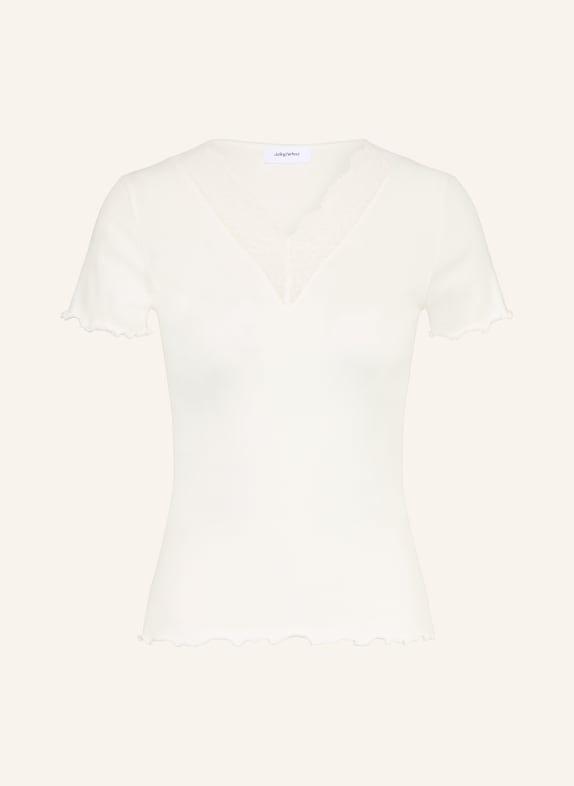 darling harbour T-shirt avec dentelle OFFWHITE