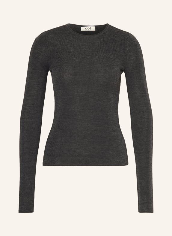 COS Merino wool sweater DARK GRAY