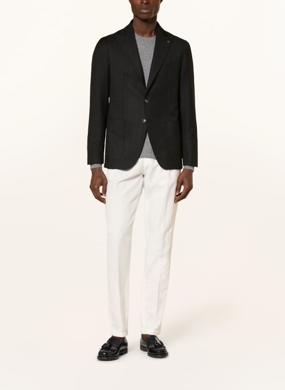 TAGLIATORE Jakke, ekstra slim fit SORT