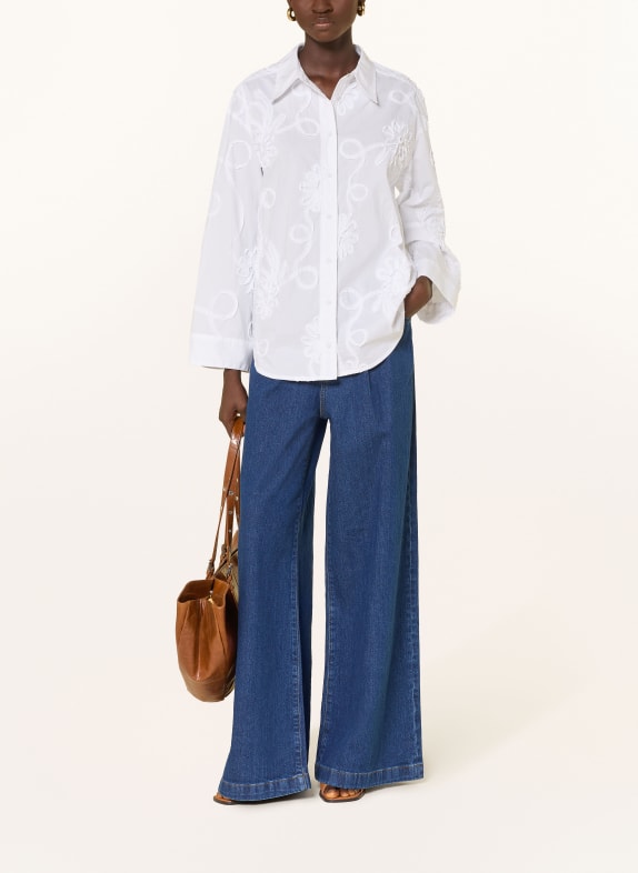 co'couture Overhemdblouse XAVIERCC WIT