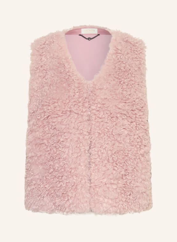 CATNOIR Gilet en fausse fourrure ROSÉ