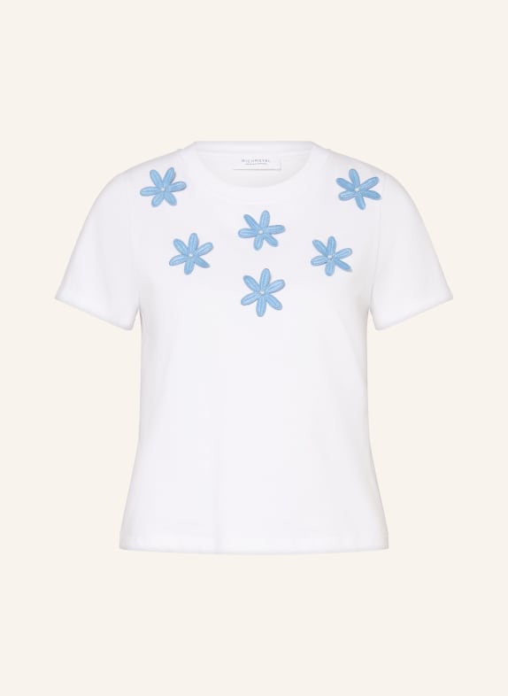 Rich & Royal T-Shirt WEISS / HELLBLAU