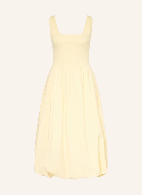 Rich & Royal Jurk in verschillende materialen LICHTGEEL