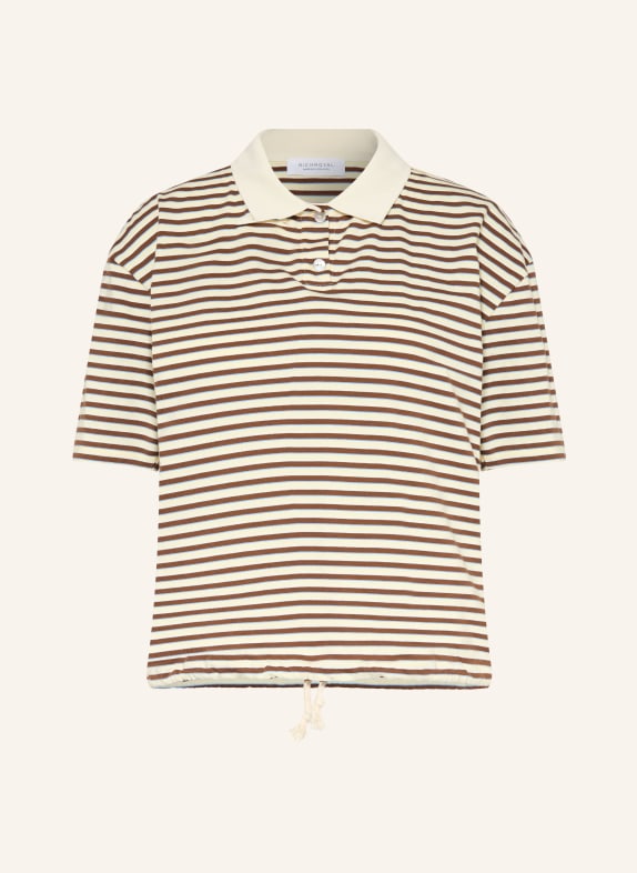 Rich & Royal Polo en jersey MARRON / JAUNE CLAIR / BLEU CLAIR