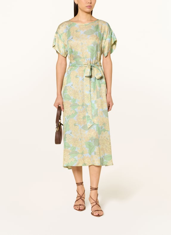 Rich & Royal satyna sukienka JASNOZIELONY / JASNOŻÓŁTY / JASNONIEBIESKI