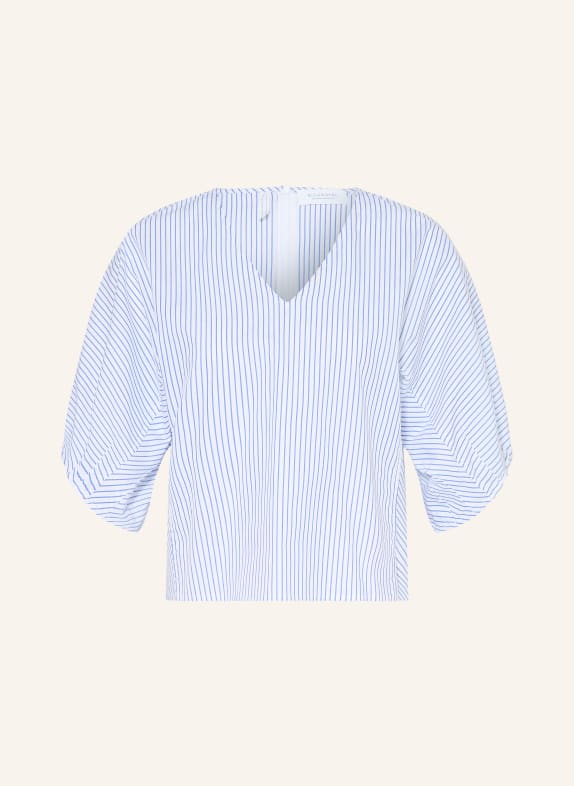 Rich & Royal Blouse met 3/4-mouwen BLAUW / WIT