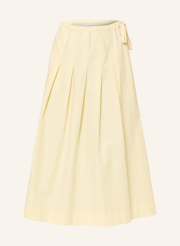 Rich & Royal skládaná sukně TMAVĚ ŽLUTÁ