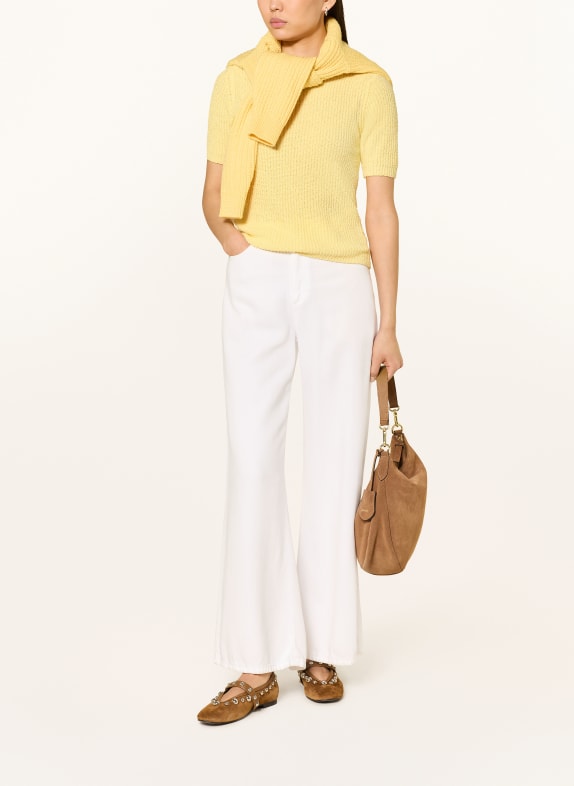 Rich & Royal gebreid shirt GEEL