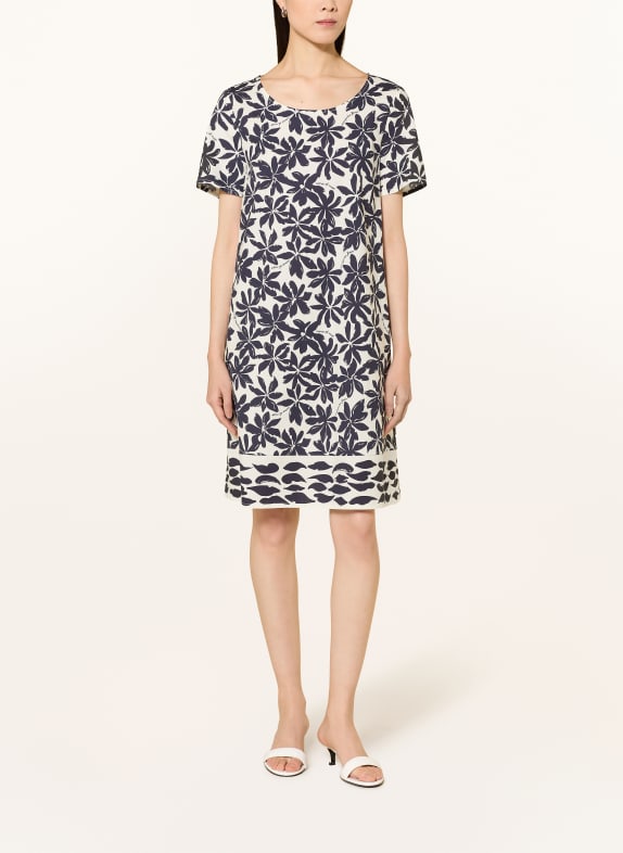 ROBE LÉGÈRE Kleid DUNKELBLAU / CREME