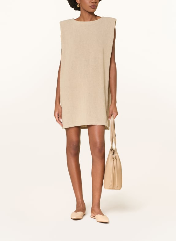 by Aylin Koenig Kleid DEBBIE PETITE aus Leinen BEIGE
