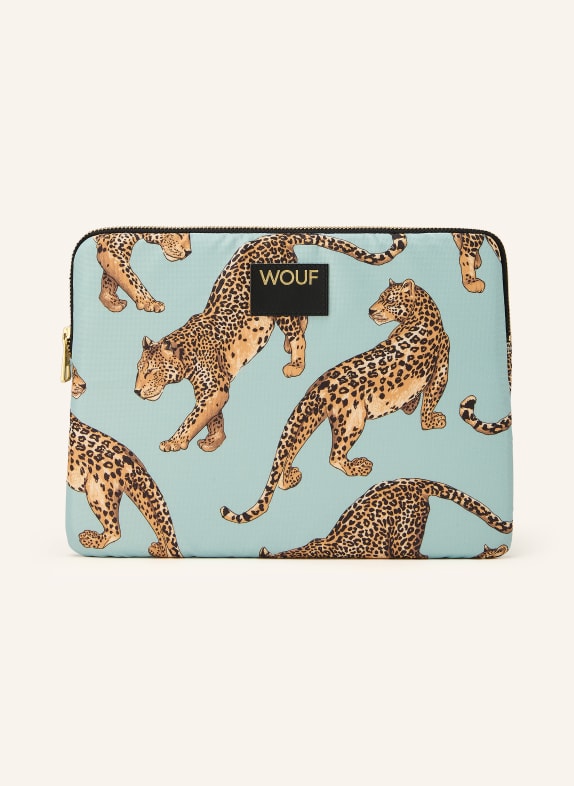 WOUF Laptop sleeve CUTE MINT / GOLD / LIGHT BROWN