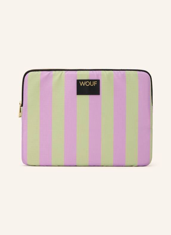 WOUF Laptop sleeve CUTE LIGHT PURPLE / GOLD / LIGHT GREEN
