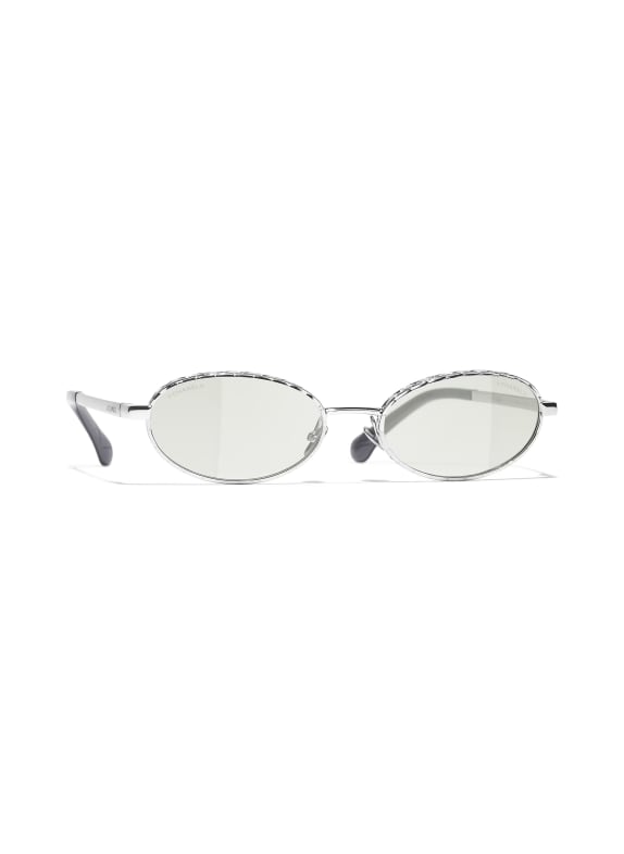 CHANEL Sonnenbrille CH2227S SILBER/ HELLGRAU