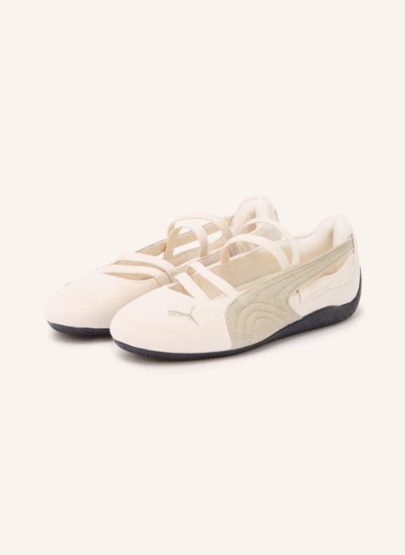 PUMA SPEEDCAT ballerina flats WHITE / GRAY