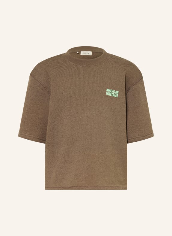 American Vintage Sweatshirt EVONA BRAUN / GRÜN