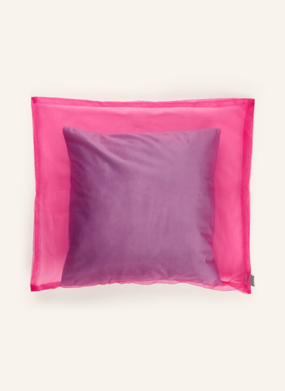 PAD Dekokissenhülle CHANGEANT PINK / PETROL