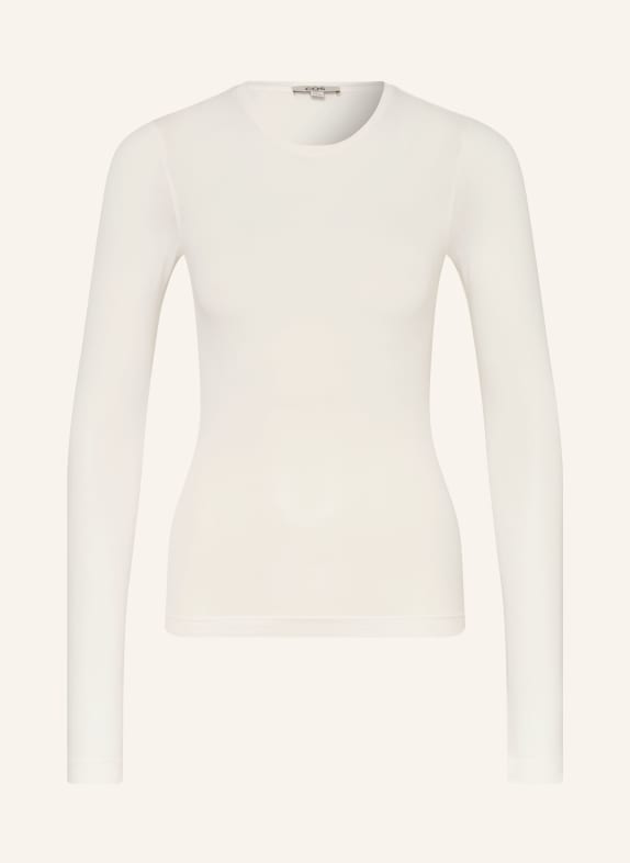 COS long-sleeved shirt ECRU
