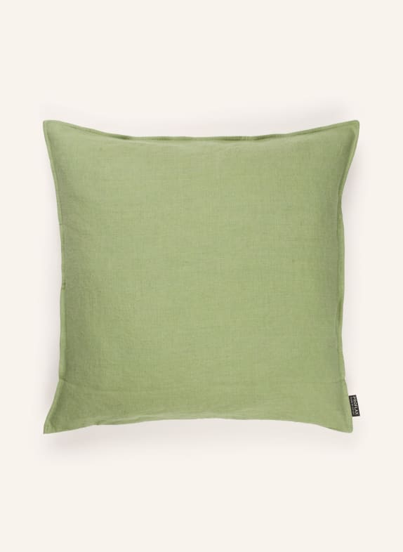 PROFLAX Dekokissenhülle aus Leinen HELLGRÜN