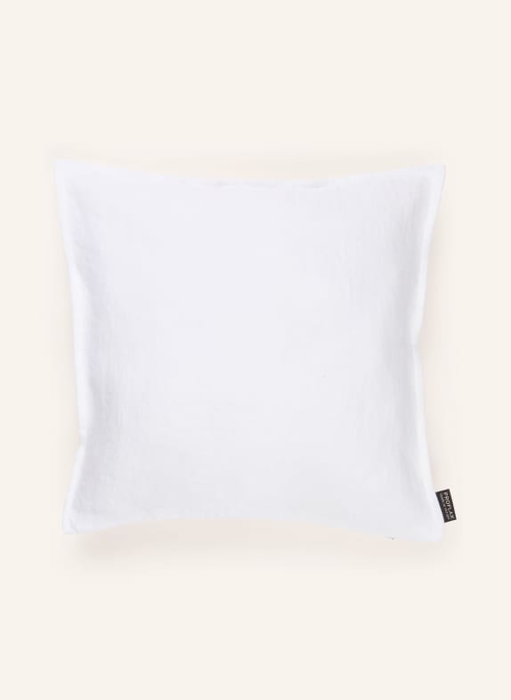 PROFLAX Dekokissenhülle aus Leinen WEISS