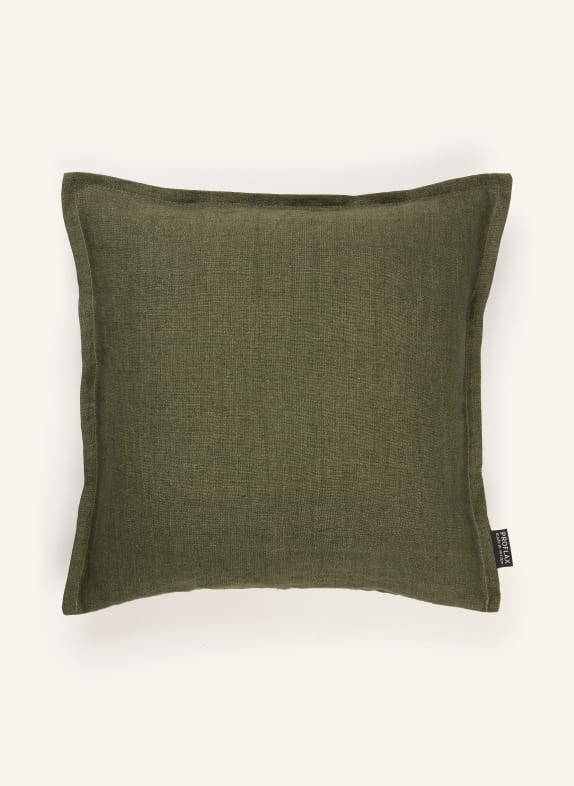 PROFLAX Dekokissenhülle aus Leinen OLIV