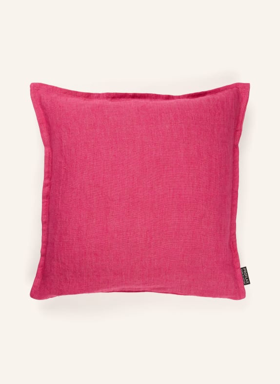 PROFLAX Dekokissenhülle aus Leinen FUCHSIA