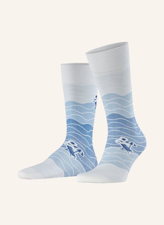 FALKE Pończochy PLAGE 6000 ROYAL BLUE