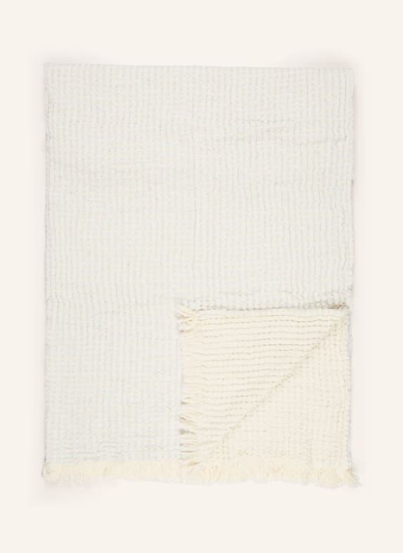 ESKIMO ANTIGUA plaid CREAM / LIGHT BLUE