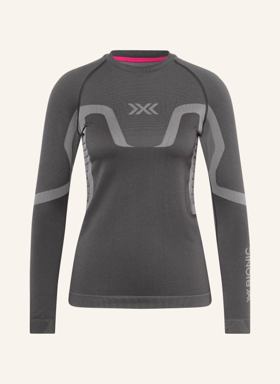 X-BIONIC Funkční tričko X-ENTIAL TMAVĚ ŠEDÁ / SVĚTLE ŠEDÁ