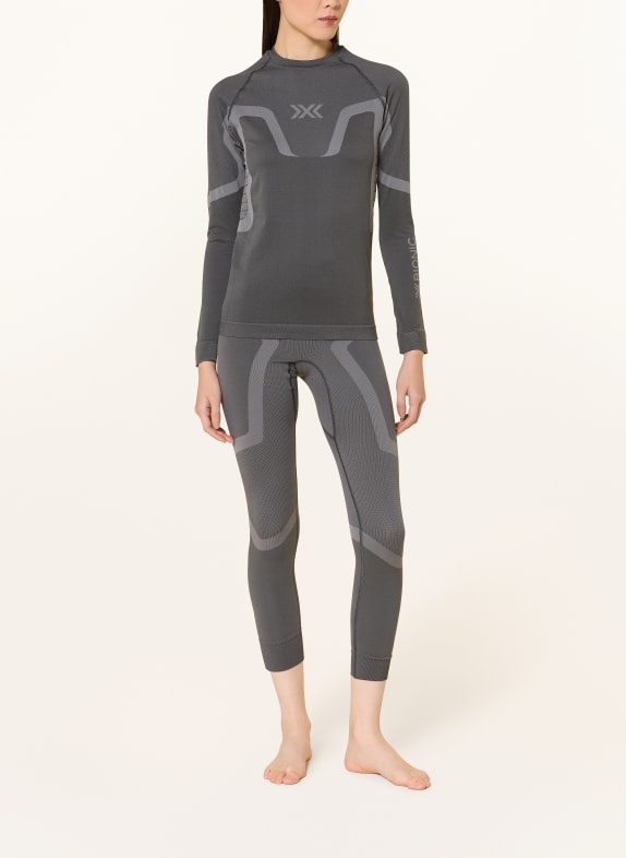 X-BIONIC Functioneel ondergoed shirt X-ENTIAL DONKERGRIJS / LICHTGRIJS