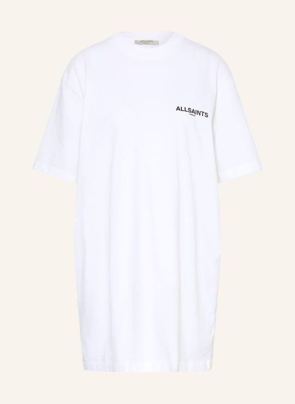 ALLSAINTS Jerseykleid HALIS WEISS / SCHWARZ