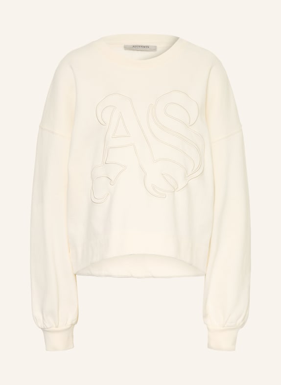 ALLSAINTS Purple Embossed Sweatshirt CREAM