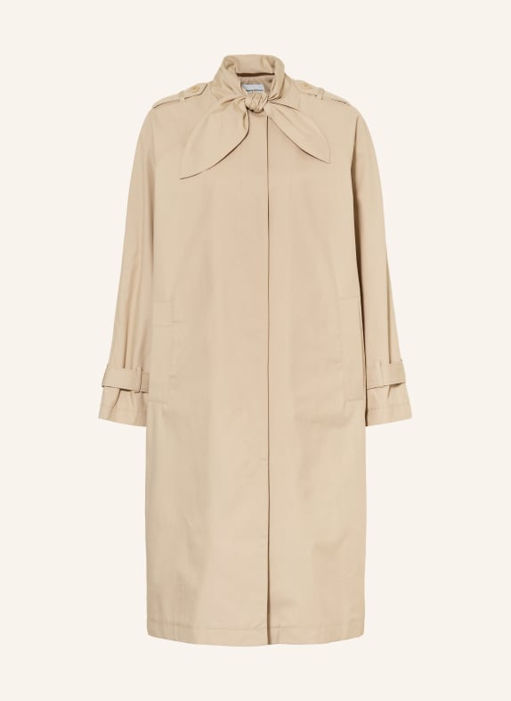 CLAUDIE PIERLOT Trenchcoat mit Schluppe BEIGE
