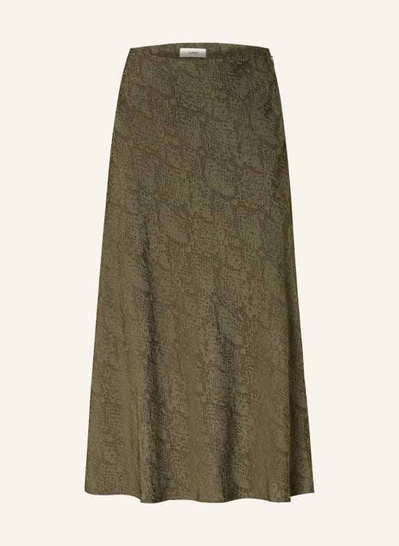 ba&sh Žakárová sukně RISTA KHAKI