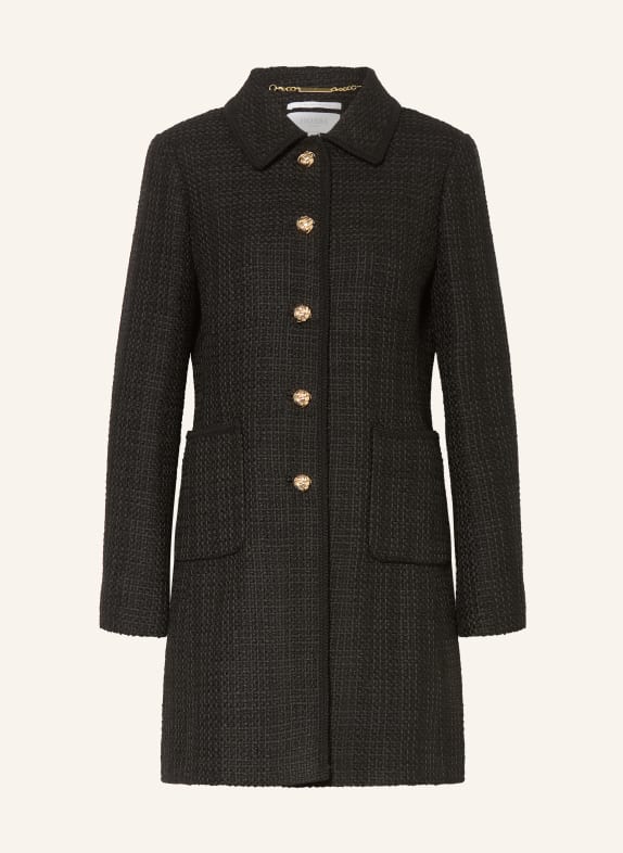 HOBBS Bouclé-Mantel EVANGELINE SCHWARZ