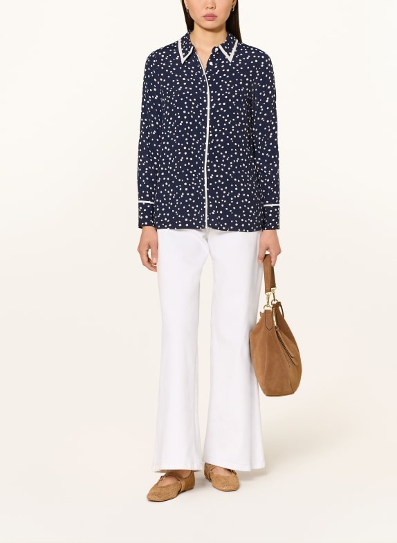 Phase Eight Overhemdblouse RITA BLAUW / WIT