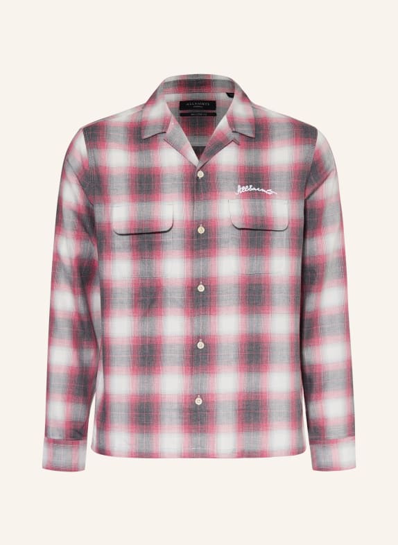 ALLSAINTS Koszula SHAMS Regular Fit JASNOCZARY / SZARY / JASNOCZERWONY