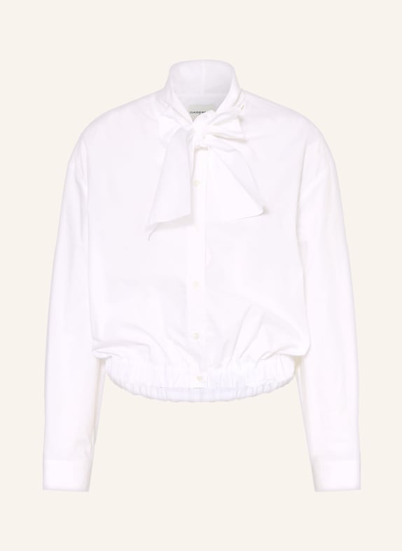 CLAUDIE PIERLOT Schluppenbluse WEISS