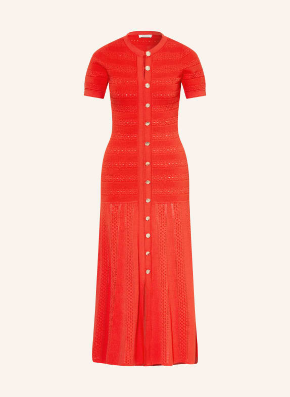SANDRO Strickkleid ROT