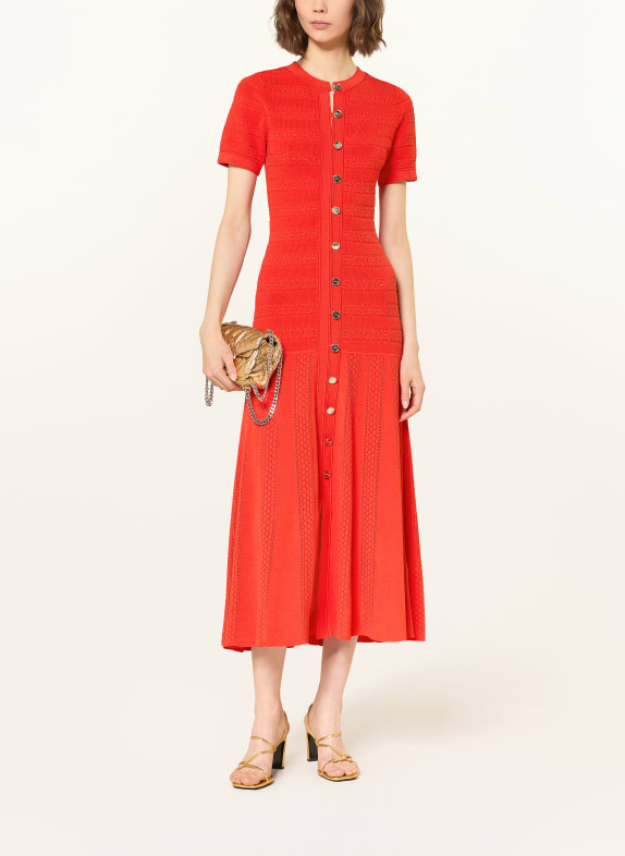 SANDRO Strickkleid ROT