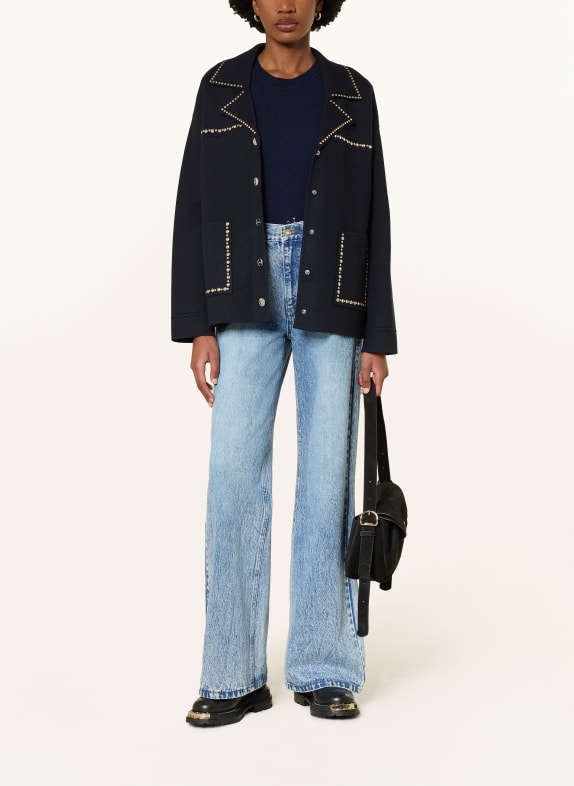 SANDRO Strickjacke SCHWARZ