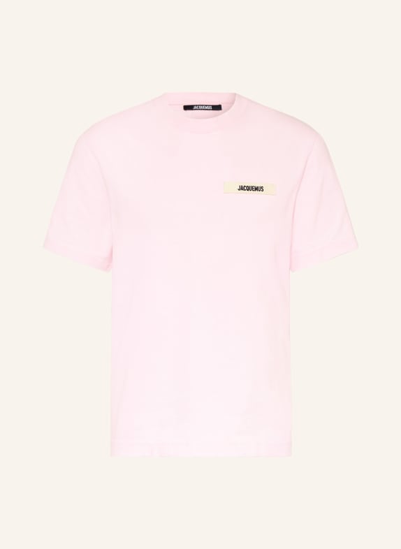 JACQUEMUS T-Shirt LE TSHIRT GROS GRAIN ROSA