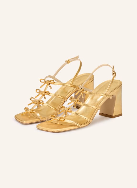 CLAUDIE PIERLOT Sandaletten GOLD