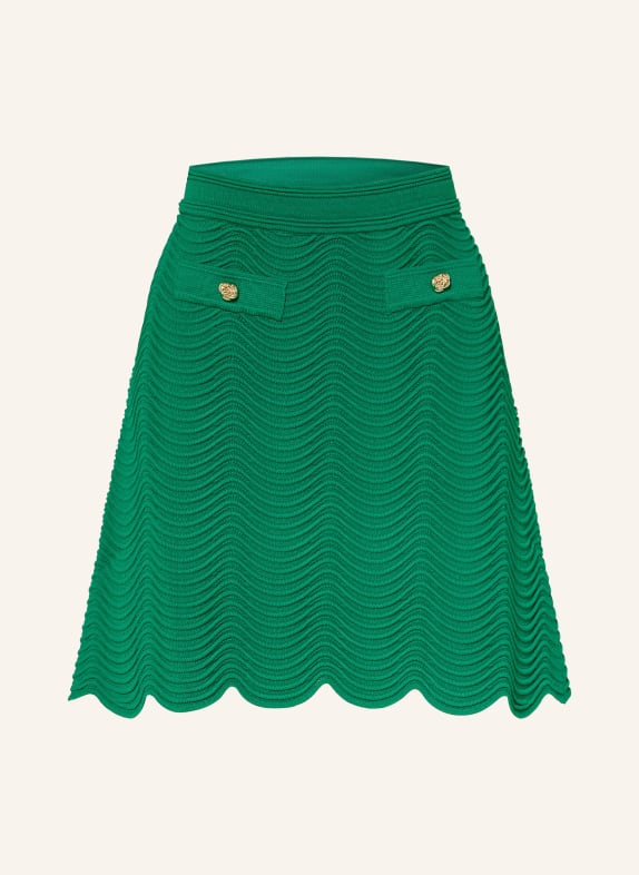 SANDRO Strickrock GRÜN