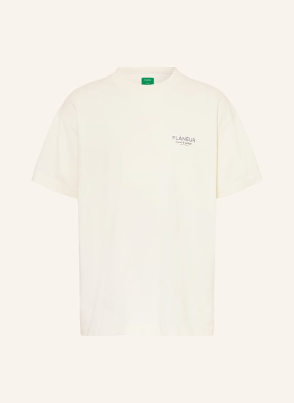 FLÂNEUR T-shirt oversize SOUND &amp; DESIGN ÉCRU / GRIS