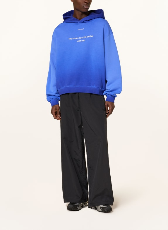 FLÂNEUR Oversized hoodie WITH YOU BLAUW / WIT