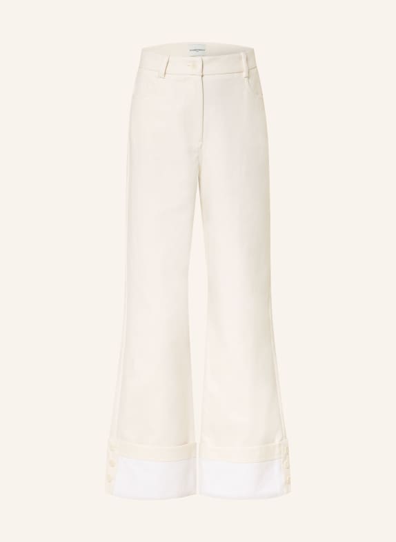 CLAUDIE PIERLOT Wide Leg Jeans A006 VANILLA
