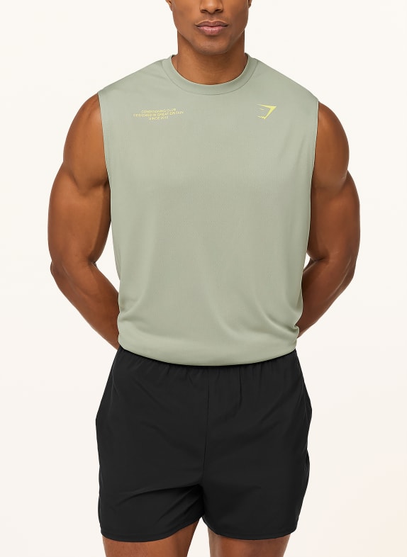 GYMSHARK Tank Top CONDITIONING HELLGRÜN